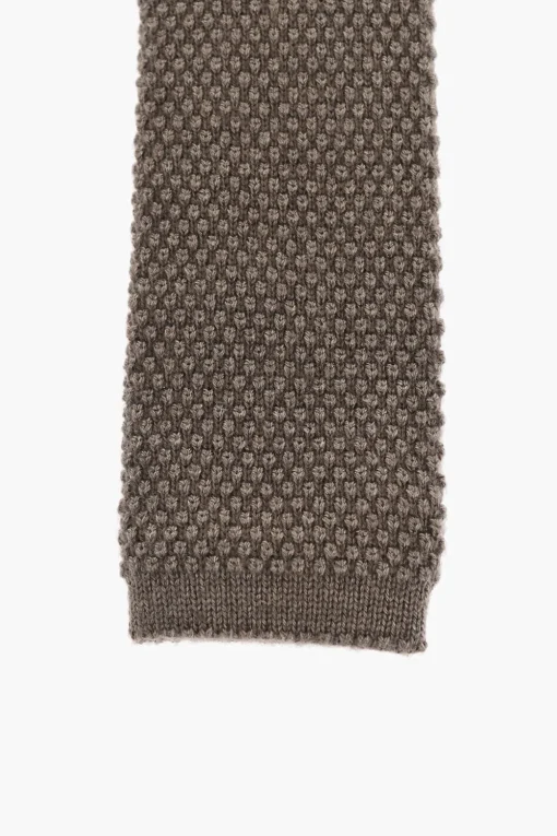 Discount Cravatta in Maglia in Misto Cashmere Uomo Cravatte