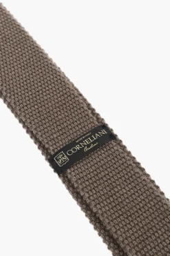 Discount Cravatta in Maglia in Misto Cashmere Uomo Cravatte