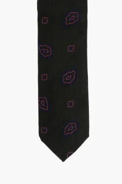 Cravatta in Misto Seta con Motivo Paisley>Corneliani Sale