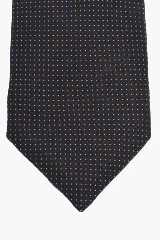 Cravatta in Satin di Seta a Pois>Corneliani New