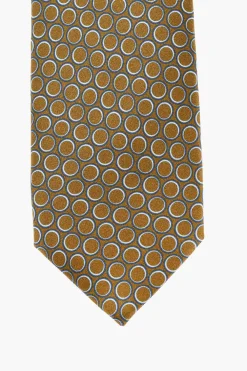 Best Cravatta in Satin di Seta Motivo a Pois Uomo Cravatte