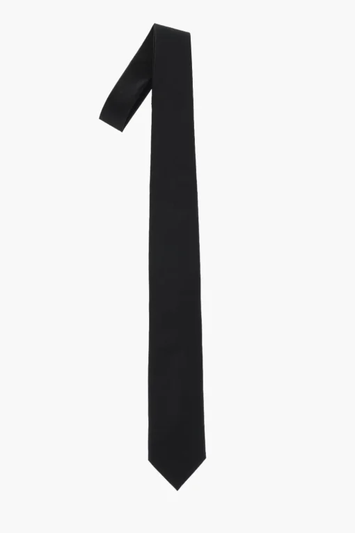 New Cravatta in Satin di Seta Uomo Cravatte