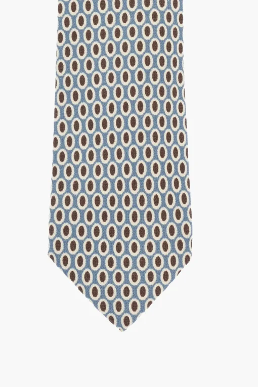 Cravatta in Seta a Motivo Geometrico>Corneliani Discount