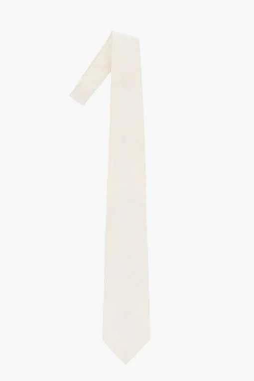 Sale Cravatta in Seta Jacquard Uomo Cravatte