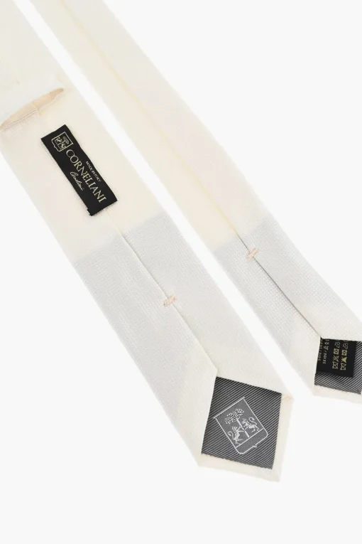 Discount Cravatta in Seta Jacquard Uomo Cravatte