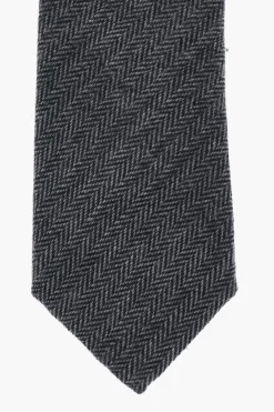 Best Cravatta Plain Herringbone Bicolore Uomo Cravatte