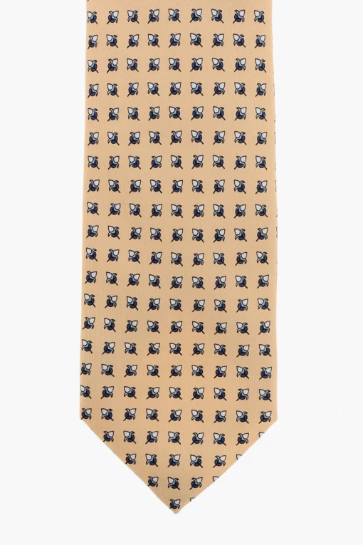 Discount Cravatta SETTEPIEGHE in Seta Fantasia Uomo Cravatte