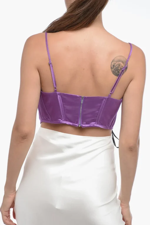 Online Crop Top CELIA con Collo ad Anello Donna T-Shirts E Tops