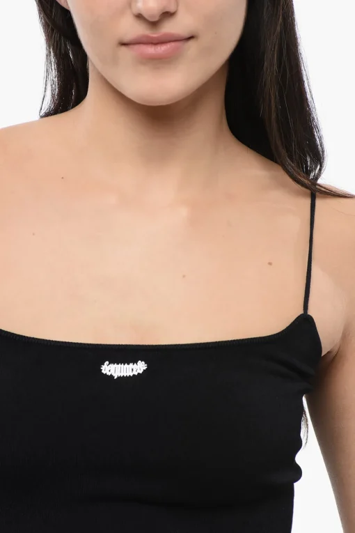 Best Crop Top GOTHIC LOGO in Maglia Donna T-Shirts E Tops