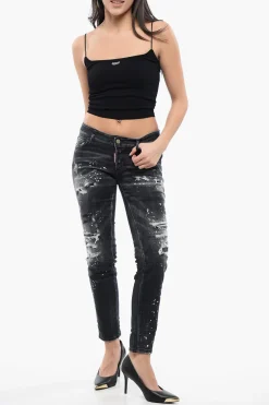 Best Crop Top GOTHIC LOGO in Maglia Donna T-Shirts E Tops