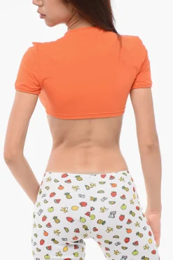 Crop Top ICON a Maniche Corte>Dsquared2 Discount