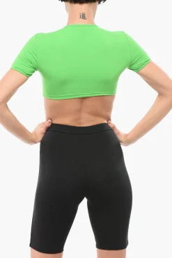 Outlet Crop Top ICON con Stampa Donna Intimo