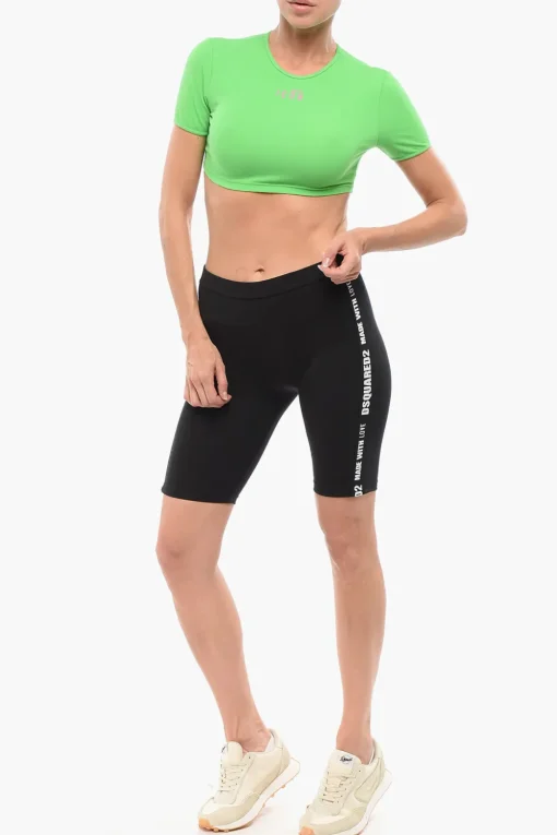Outlet Crop Top ICON con Stampa Donna Intimo