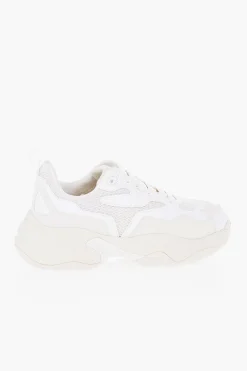 Online CROQUIS Sneakers Basse in Mesh E Suede a Tinta Unita Uomo Sneaker