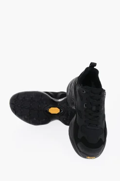 CROQUIS Sneakers Basse in Mesh E Suede a Tinta Unita>Neil Barrett Clearance