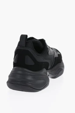 CROQUIS Sneakers Basse in Mesh E Suede a Tinta Unita>Neil Barrett Clearance