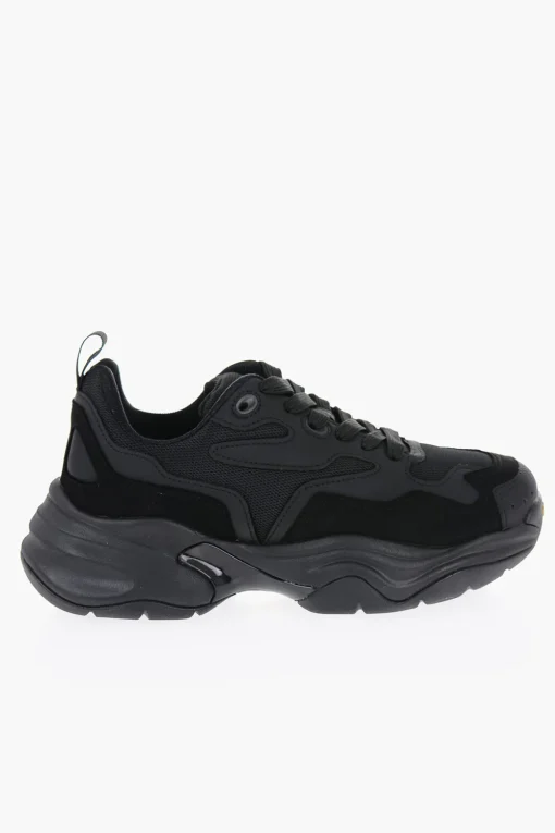 CROQUIS Sneakers Basse in Mesh E Suede a Tinta Unita>Neil Barrett Clearance