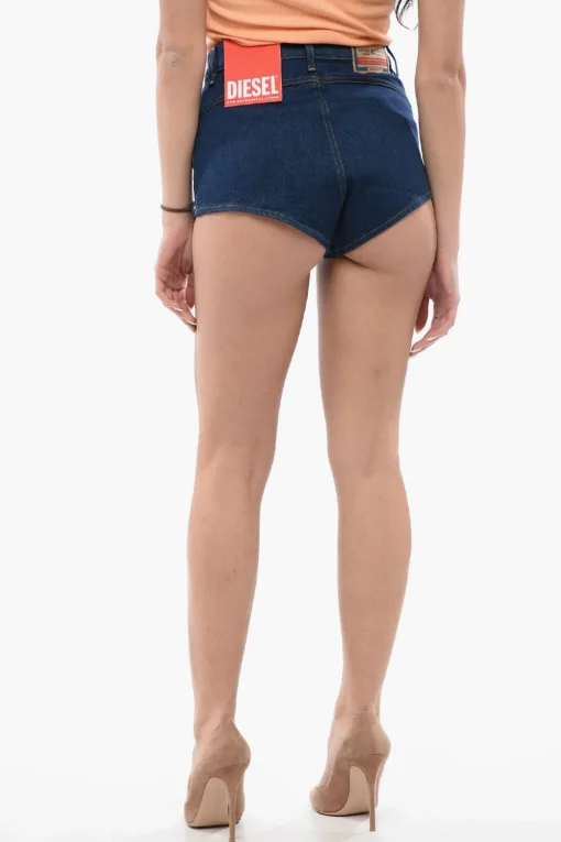 Culotte DE-LUNAR in Denim con Cuciture a vista>Diesel Hot