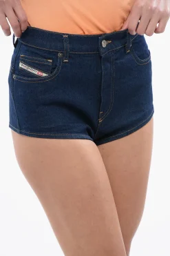 Culotte DE-LUNAR in Denim con Cuciture a vista></noscript>Diesel Hot