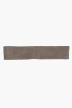 Clearance Cummerbund in Camoscio a Tinta Unita Uomo Cinture