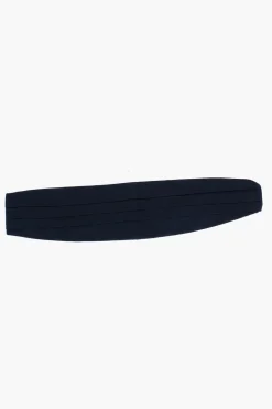 Clearance Cummerbund Pieghettata in Seta Uomo Cinture