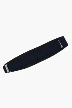 Clearance Cummerbund Pieghettata in Seta Uomo Cinture