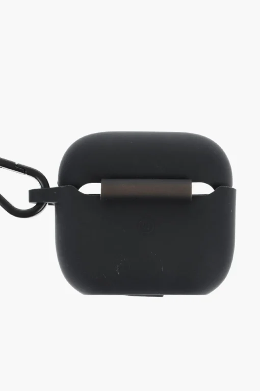 Fashion Custodia per Airpods in Silicone a Tinta Unita con Cordino Uomo Accessori Hi-Tech