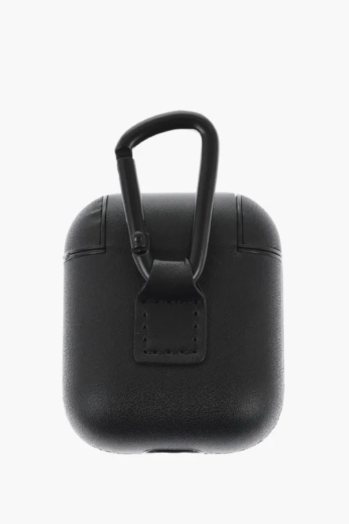 Custodia per Airpods in Tinta Unita con Logo a Contrasto>Dsquared2 Sale