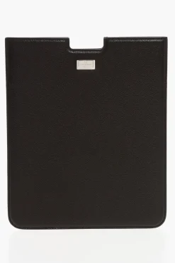 Custodia per Tablet in Pelle Martellata>Corneliani Fashion
