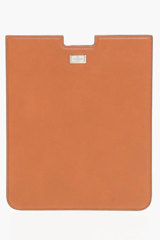 Custodia per Tablet in Pelle Martellata>Corneliani Sale