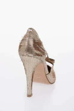 Decolleté In Lurex Effetto Vintage Con Cut-out>Maison Margiela Fashion