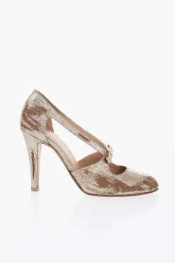Decolleté In Lurex Effetto Vintage Con Cut-out></noscript>Maison Margiela Fashion