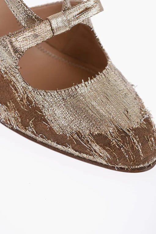 Decolleté In Lurex Effetto Vintage Con Cut-out>Maison Margiela Fashion