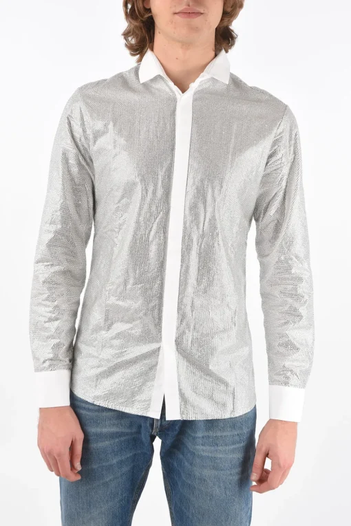 Online DIAMOND CUT Camicia Gioiello con Collo Francese Uomo Camicie