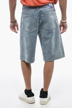 X ERL Shorts in Velour Effetto Vintage>Dior Clearance