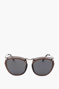 Discount DRIES VAN NOTEN Occhiali da Sole con Ponte in Metallo Donna Occhiali Da Sole