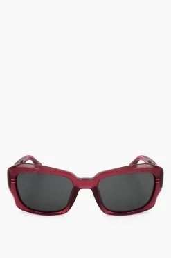 DRIES VAN NOTEN Occhiali da Sole Rectangular con Montatura in Plastica>Linda Farrow New