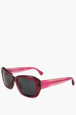DRIES VAN NOTEN Occhiali da Sole Rectangular con Montatura in Plastica>Linda Farrow New