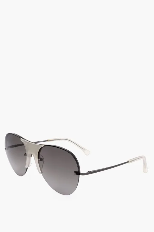 DRIES VAN NOTEN Occhiali da Sole Aviator con Aste Slim>Linda Farrow Sale