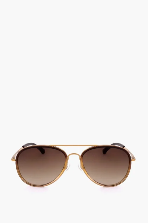 DRIES VAN NOTEN Occhiali da Sole Aviator con Lenti Sfumate>Linda Farrow New