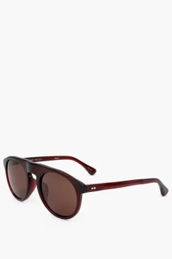 Online DRIES VAN NOTEN Occhiali da Sole Wayfarer con Montatura Tartarugata Uomo Occhiali Da Sole