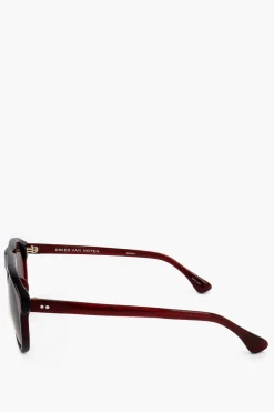 Online DRIES VAN NOTEN Occhiali da Sole Wayfarer con Montatura Tartarugata Uomo Occhiali Da Sole