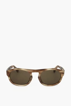 DRIES VAN NOTEN Occhiali da Sole Pantos con Montatura Marmorizzata>Linda Farrow Hot