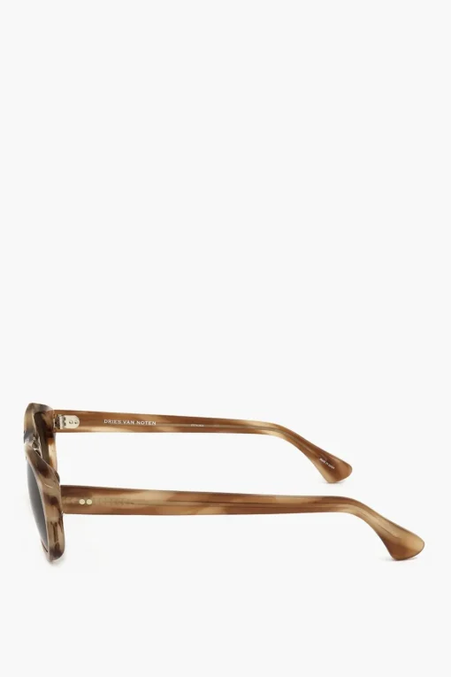 DRIES VAN NOTEN Occhiali da Sole Pantos con Montatura Marmorizzata>Linda Farrow Hot