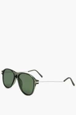 Outlet DRIES VAN NOTEN Occhiali da Sole Aviator con Dettaglio in Metallo Uomo Occhiali Da Sole