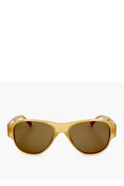DRIES VAN NOTEN Occhiali da Sole Aviator con Montatura See Through>Linda Farrow Outlet