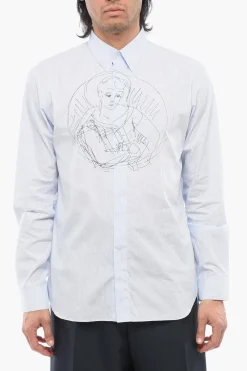 Outlet DUNCAN GRANT Camicia Stampata CHARLESTON A Righe Uomo Camicie