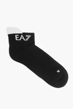 Sale EA7 EMPORIO Calzini in Tinta Unita con Dettagli a Contrasto Donna Intimo