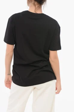 EA7 T-Shirt Girocollo in Cotone con Stampa>Armani Online