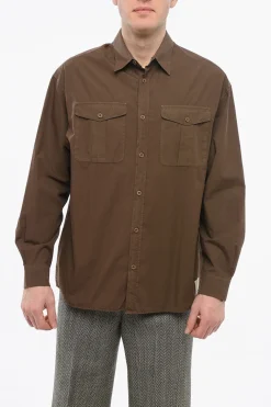 EMPORIO Camicia Sahariana in Cotone Popeline>Armani Online